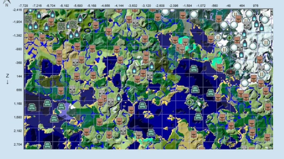 Seed Map Mod Minecraft Seed Mapper: How To View Seed Maps - Twinfinite