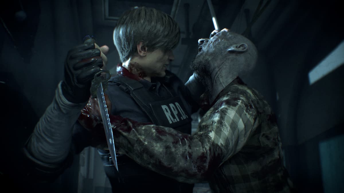 Resident Evil 2 Zombie vs Leon