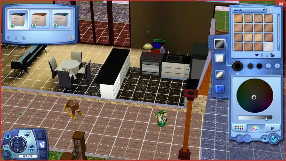 De Sims 3 Kleurenwiel Creëer een stijl gaf Sims meer creatieve vrijheid