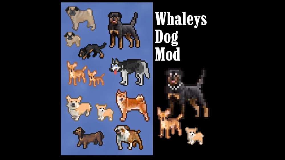 Whaleys Dogs mod for Dwarf Fortress
