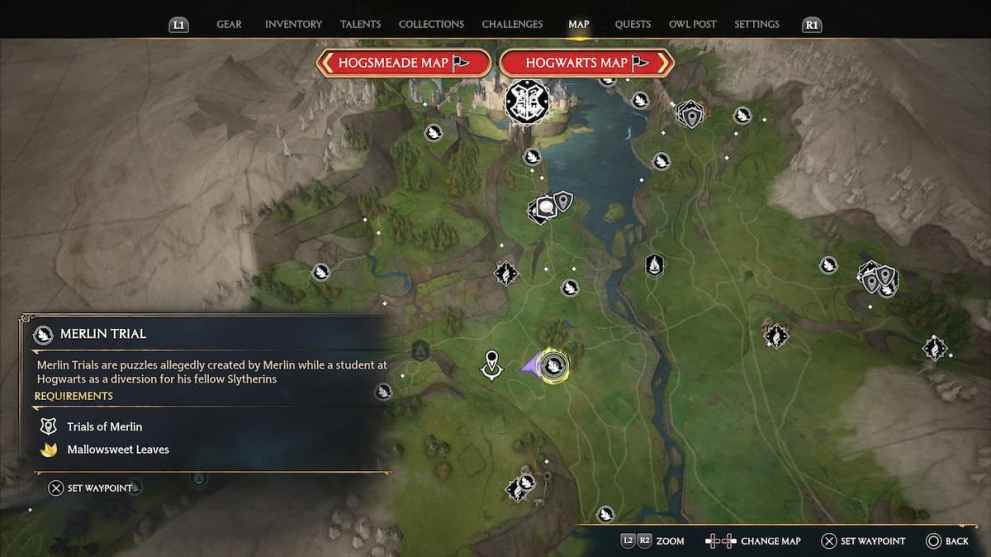 Goblin Camp Merlin Trial Waypoint