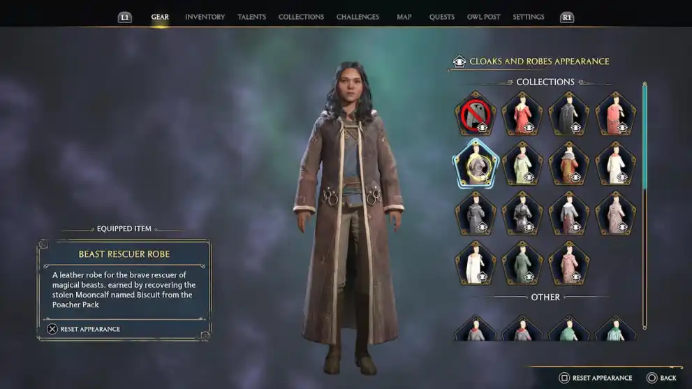 Beast Rescuer Robe in Hogwarts Legacy