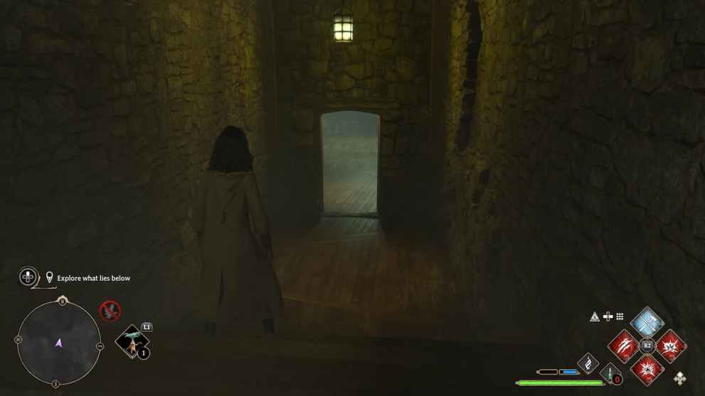 Going through the doorway