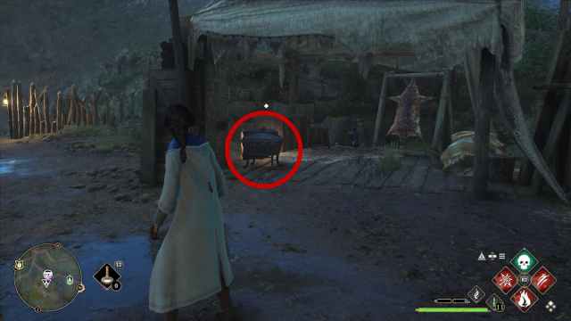 Collecition Chest in Enemy Tent