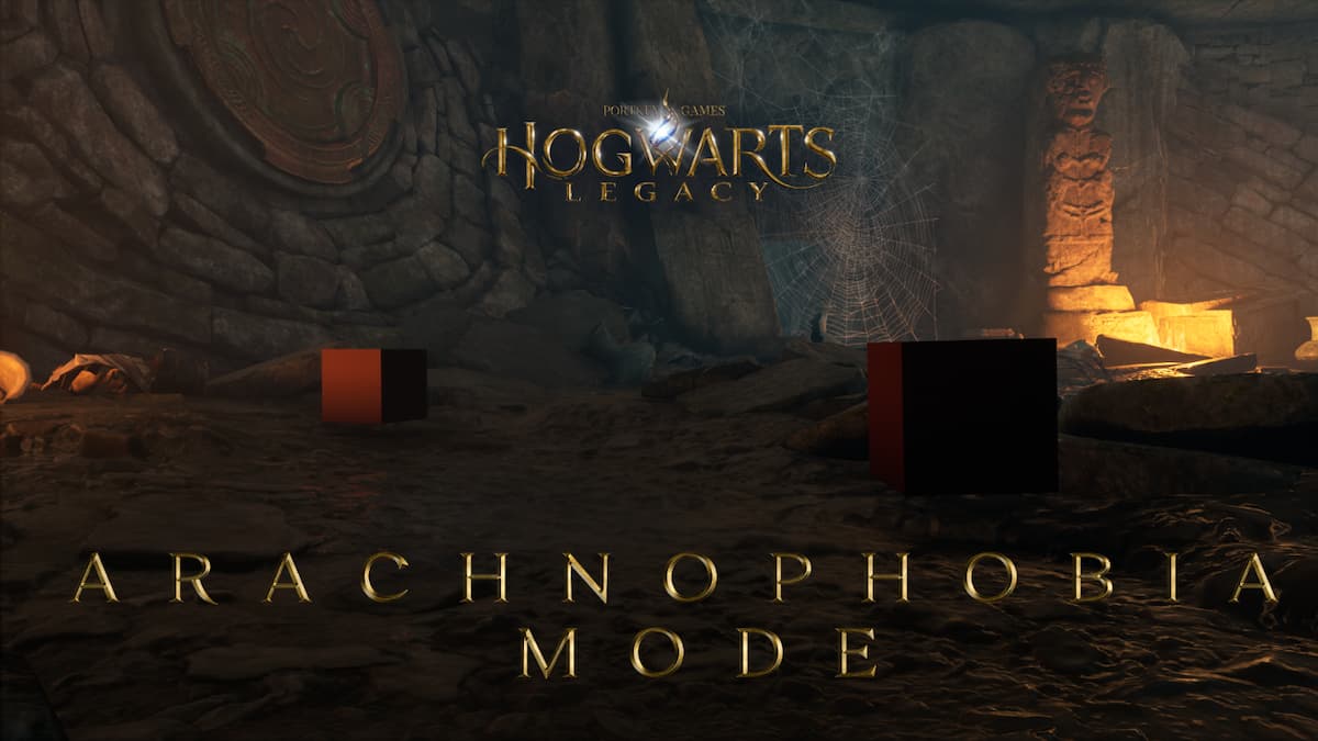 Arachnophobia Mod Hogwarts Legacy