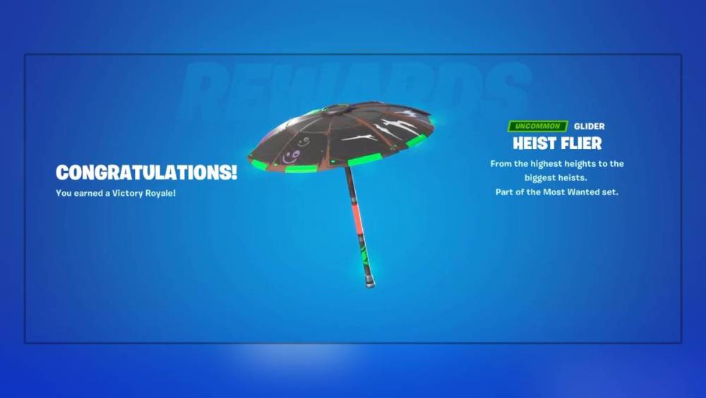 Heist Flier Umbrella in Fortnite