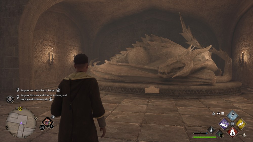 How to Find the Sleeping Dragon Statue in Hogwarts Legacy