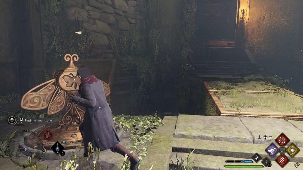 Hogwarts Legacy Moonstone Garden Bridge.