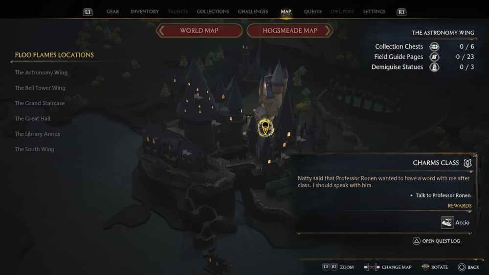 main quests in hogwarts legacy