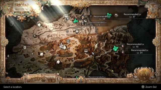 cleric secondary job location in octopath traveler 2