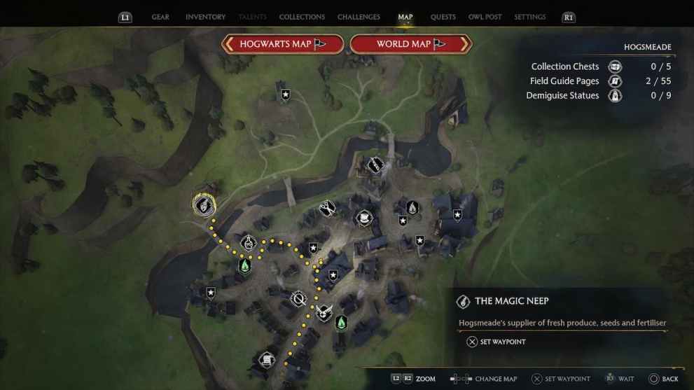 The Magic Neep location in hogwarts legacy