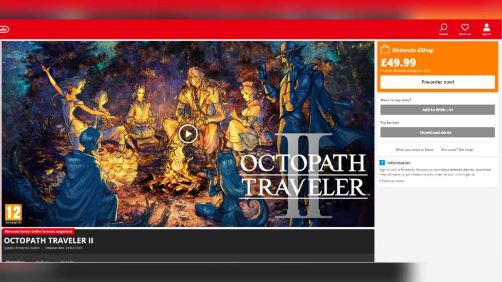Octopath Traveler 2 Demo: How To Download on Nintendo Switch