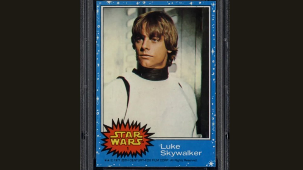 PSA 1977 Topps Luke Skywalker