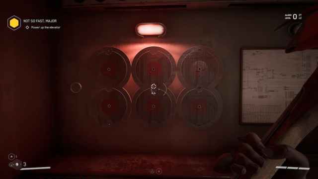 powering up the lift in Atomic Heart