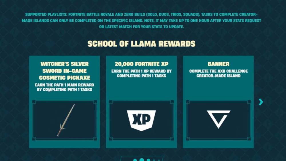 School of Llama rewards
