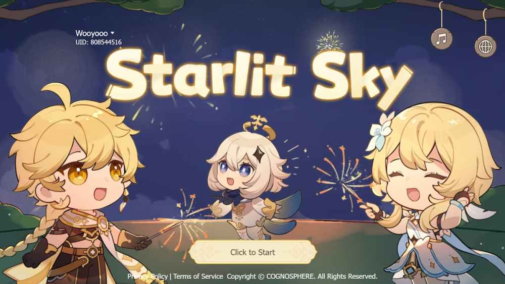 Genshin Impact Starlit Sky Web Event Guide
