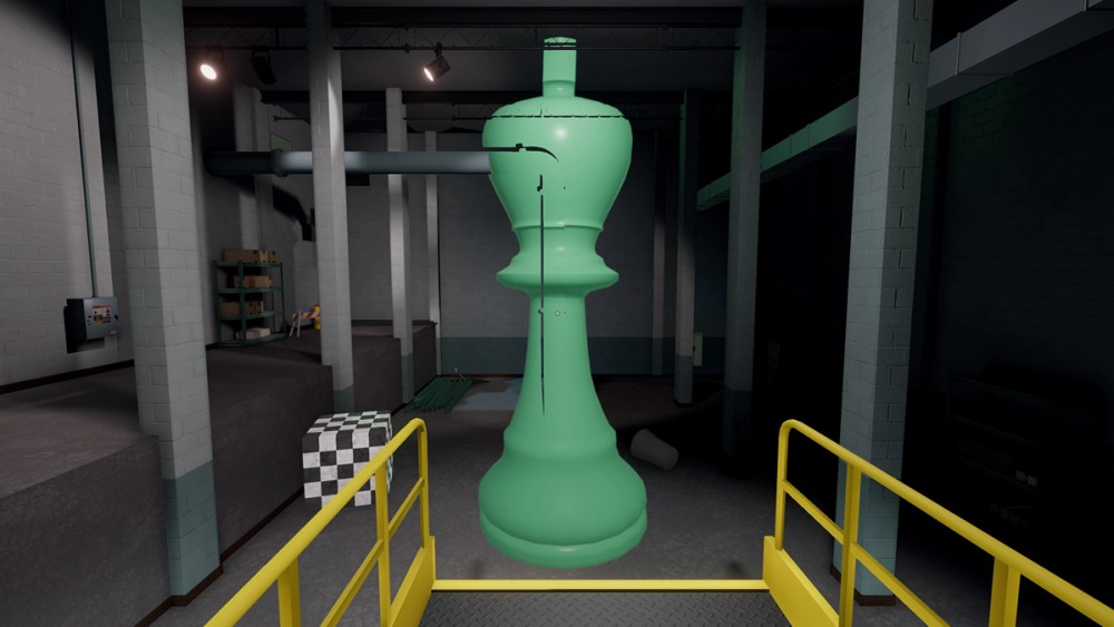 King Chess Piece Optical Illusion
