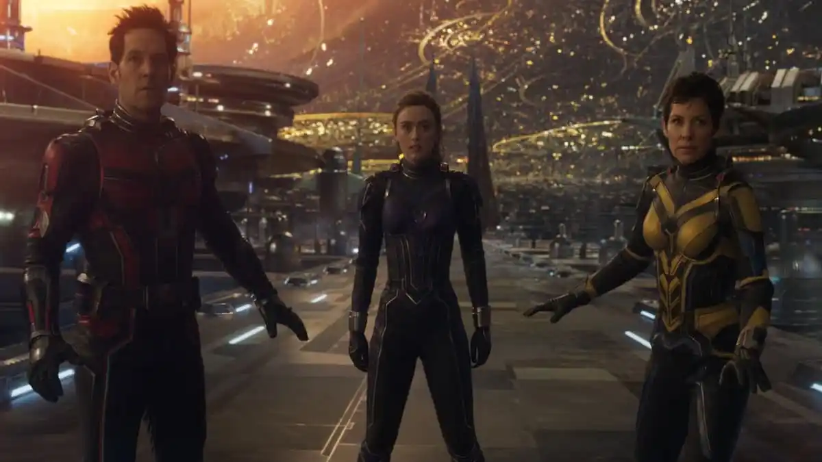 scott lang, cassie lang, and hope pym in ant-man and the wasp: quantamania