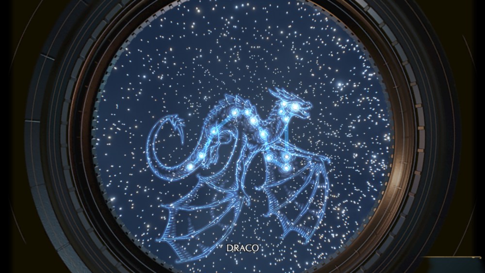 Hogwarts Legacy draco constellation complete.