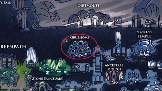 pale ore located with grubfather in hollow knight