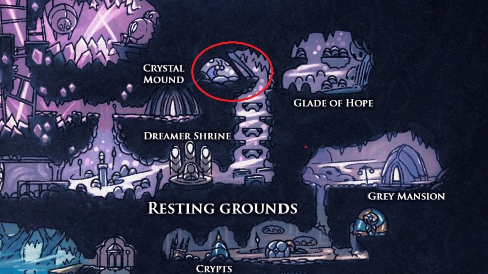 pale ore located with the seer in hollow knight
