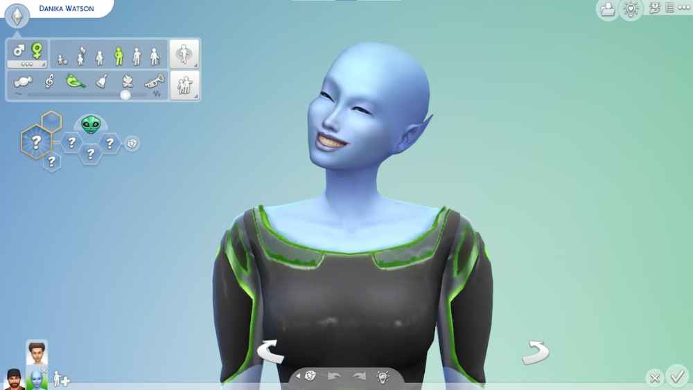 Get to Work introduced the first occult Sim - Aliens, complete with human disguises.