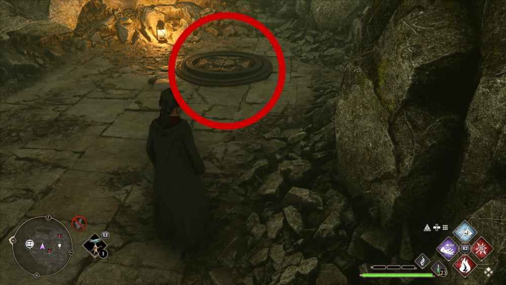 Manhole in Hogwarts Legacy