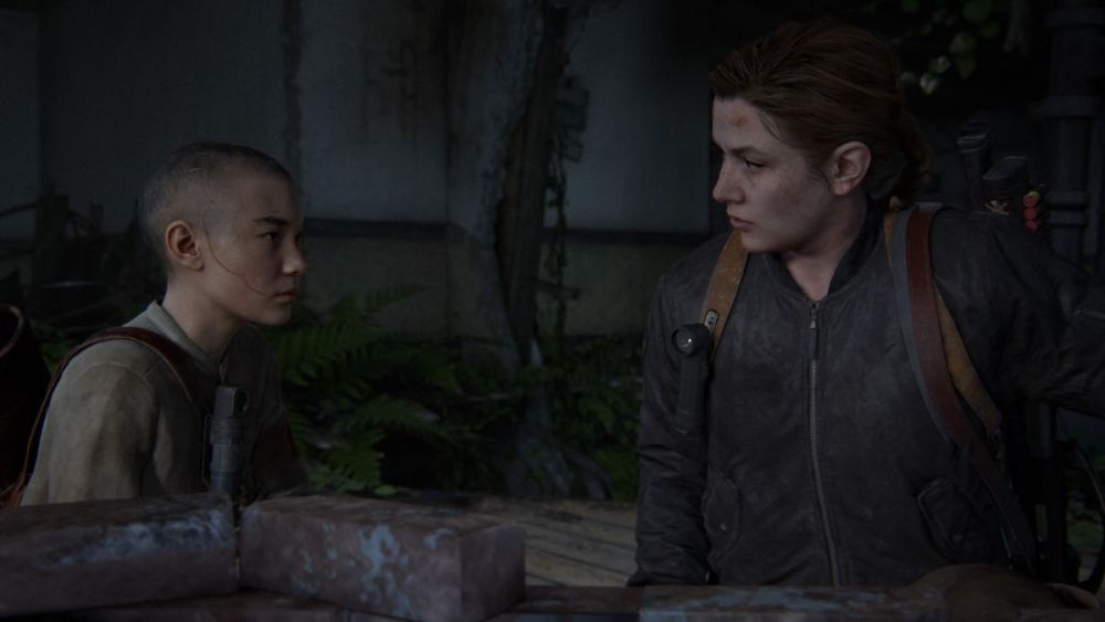 Abby and Lev in The Last of Us Part 2