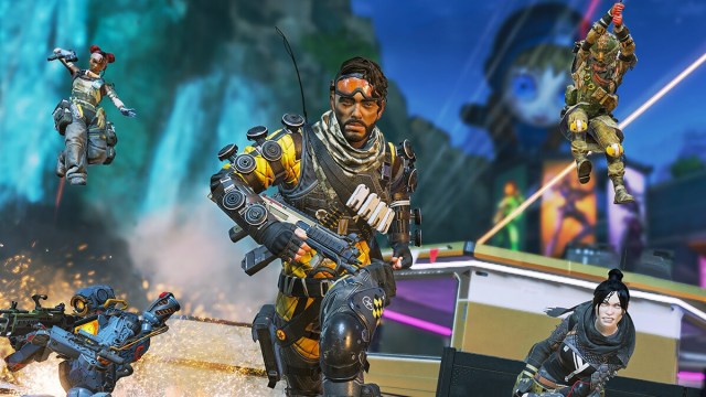 Apex Legendsのキャラクターが戦闘に参加します。