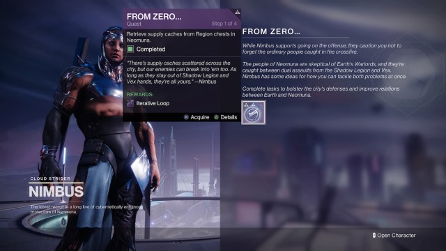 How To Complete the From Zero Quest in Destiny 2