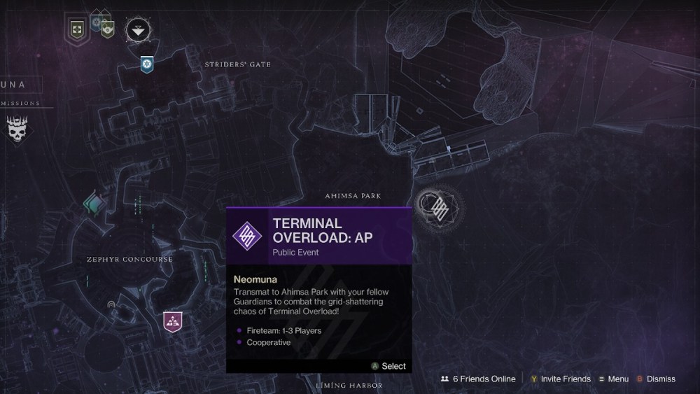 Destiny 2 Terminal Overload Activity