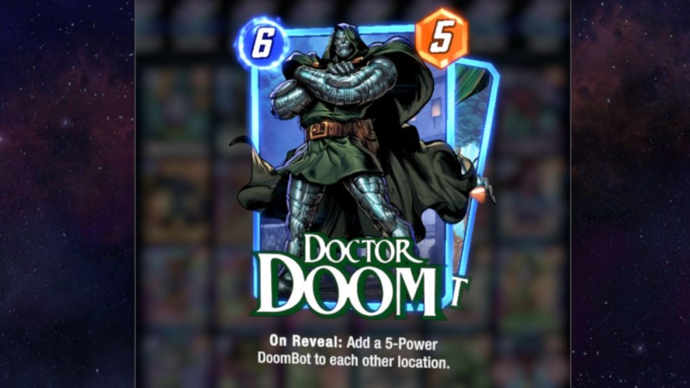 Doctor Doom card in Marvel Snap.
