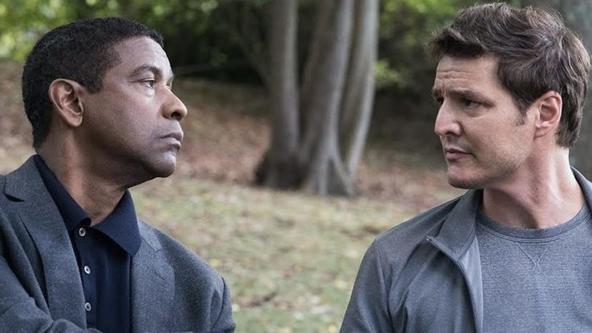 Denzel Washington and Pedro Pascal in The Equalizer 2
