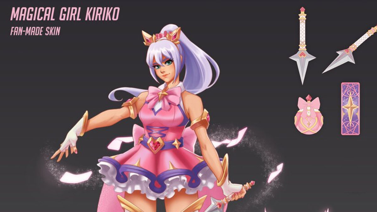 Fan-made Kiriko skin by Rene Reza