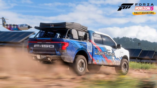 Ford F-150 Lightning Platinum in Forza Horizon 5 Rally Adventure expansion