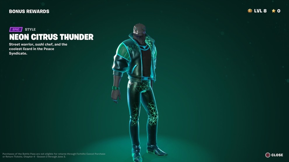 Neon Citrus Thunder