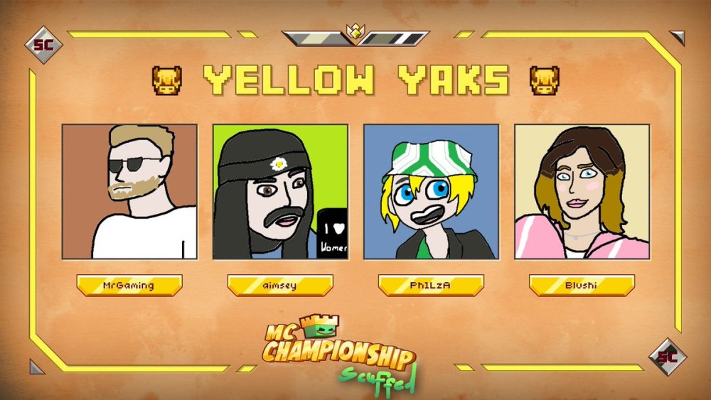 MC Championship Yellow Yaks Team