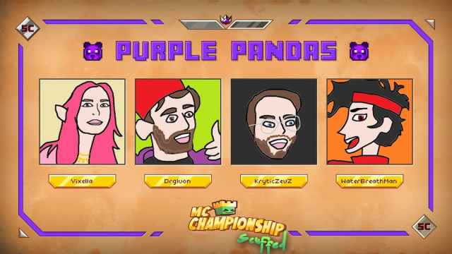 MC Champion Ship Purple Pandas Team