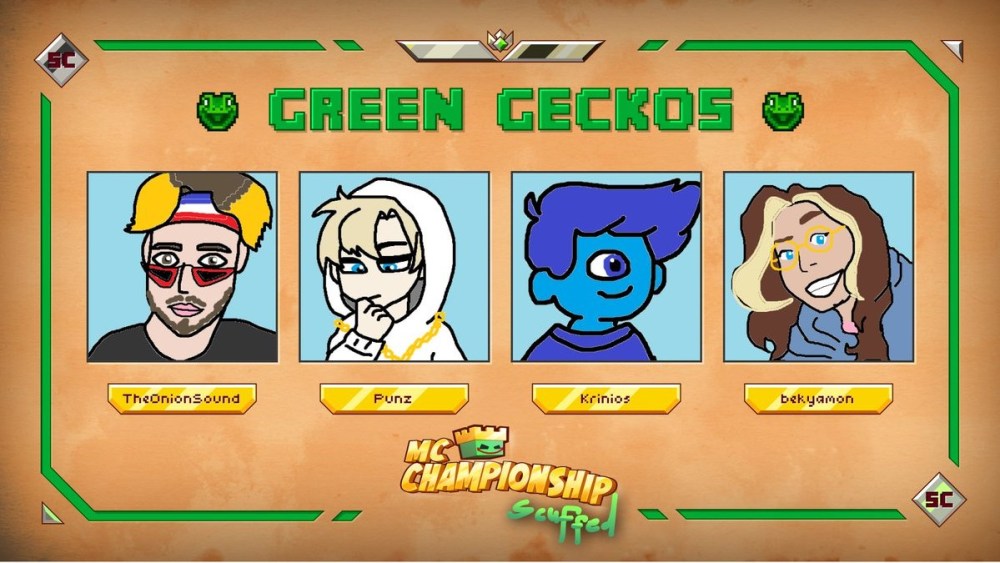 MC Championship Green Geckos Team