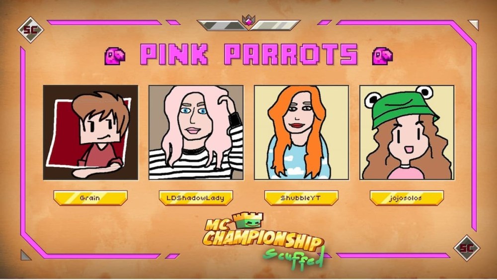 MC Championship Pink Parrots Team