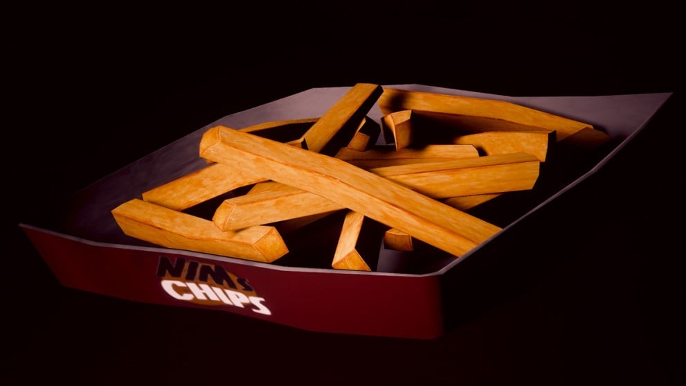 Cyberpunk 2077 Fries improved by mod