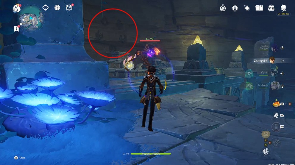 Genshin Impact Lotus Eater Altar Pattern.