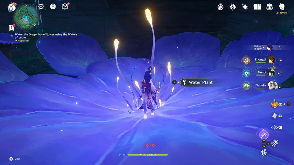 Genshin Impact Dragonbone flower.