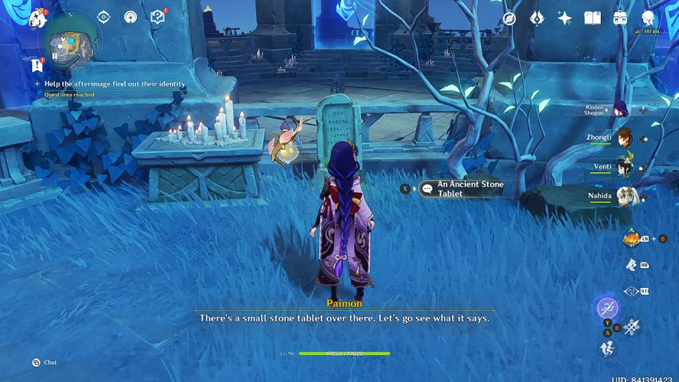 Genshin Impact Lotus Eater Stone Tablet.