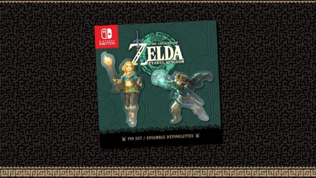 Pin Set Legend of Zelda: Tears of the Kingdom Preorder Bonus