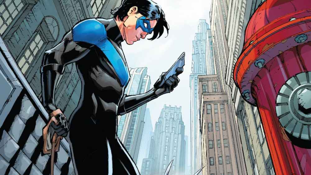 Dick Grayson (Nightwing) posing