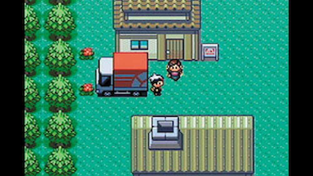 One of the best things in Pokemon Ruby and Sapphire is your family and the moving truck