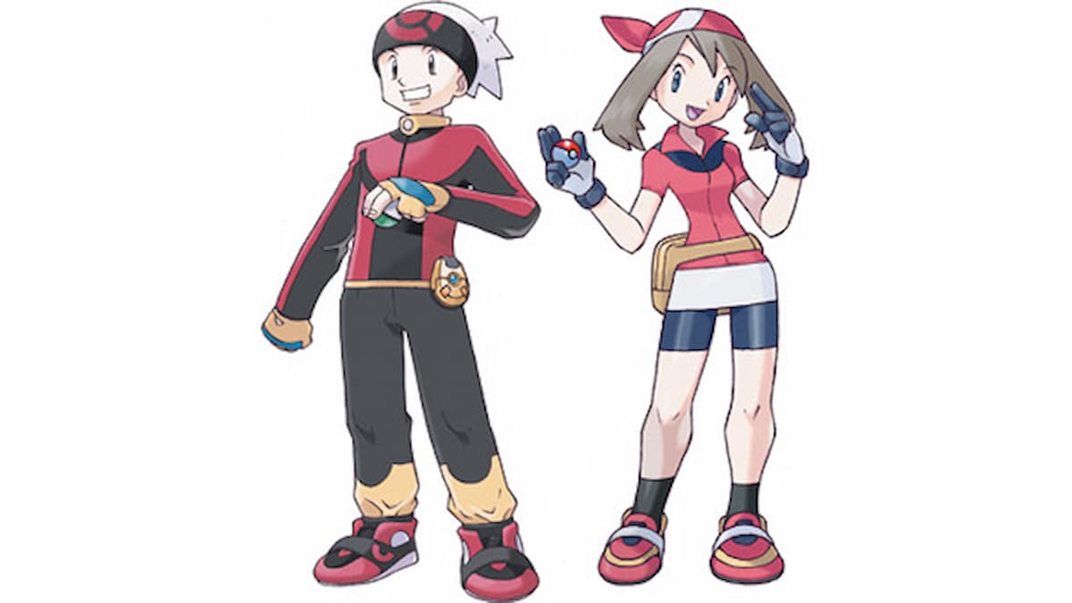 May and Brendan in Pokemon Ruby and Sapphire
