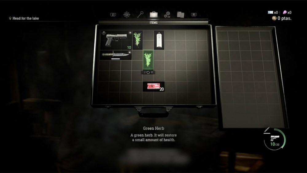 Resident Evil 4 Remake how to upgrade the storage space in your attache case.