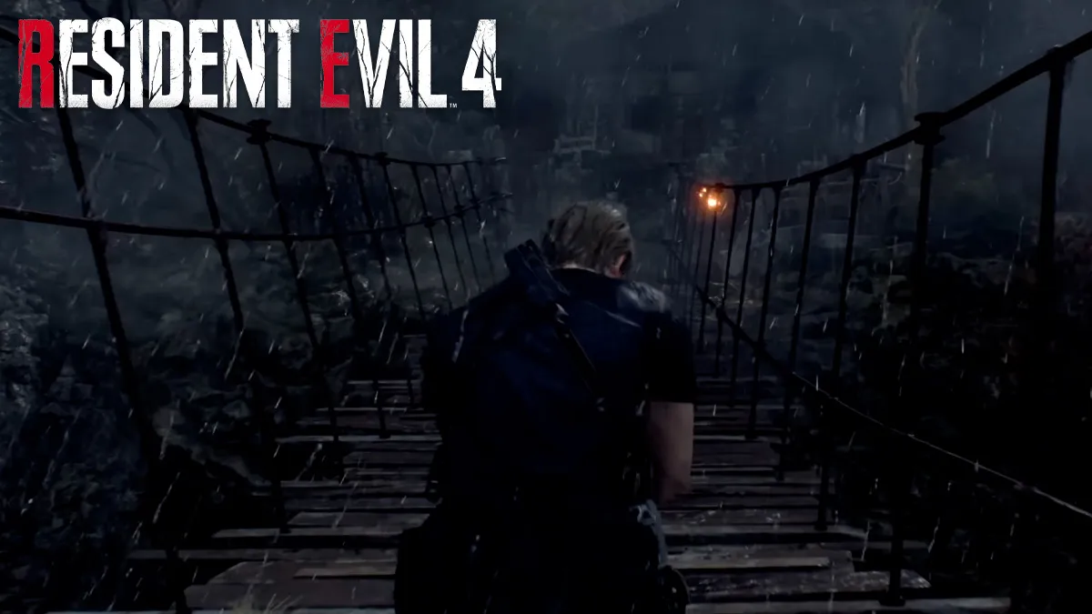 Resident Evil 4 Character escaping in rain